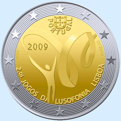 2 euro comm&eacute;mo portugal 2009