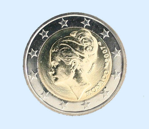 2 euro Grace kelly