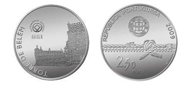 2,5 euro Torre de Belem
