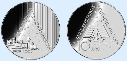 10 euros centenaire des auberges de jeunesse