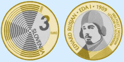 3 euro Slov&eacute;nie 2009