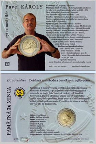 coincard 2 euro slovaquie 2009