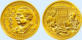 50 euro or Clemens Von pirquet