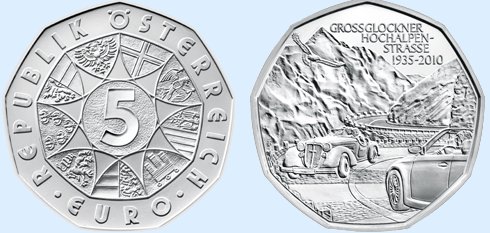 5 euro autriche 2010