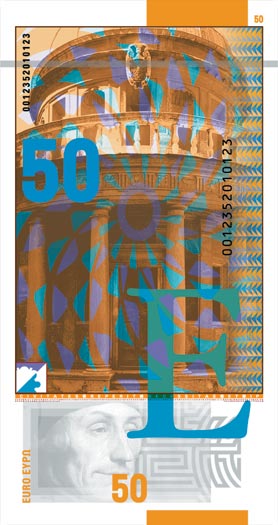 50 euro Pfund verso 50 euro Pfund verso