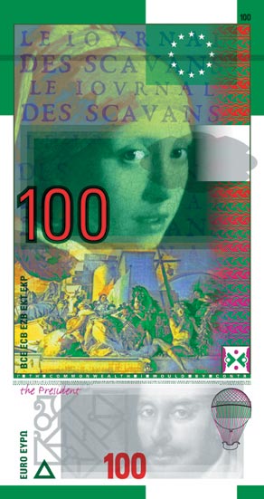 100 euro Pfund recto 100 euro Pfund recto