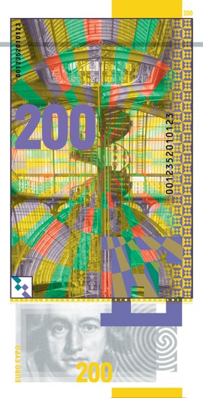 200 euro Pfund verso 200 euro Pfund verso