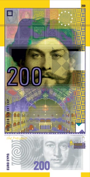 200 euro Pfund recto